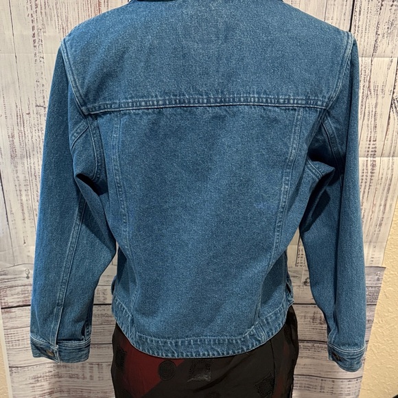 Vintage L.L. Bean Women's Trucker Jean Jacket XS Petite - Picture 7 of 10